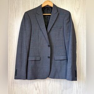 Sandro Paris Men’s Gray Two-Button Suit Jacket Blazer EU 50 / US 40R LNC
